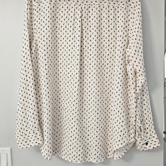 Old Navy Women's Classic Shirt Casual Floral Button Down - Picture 7 of 7